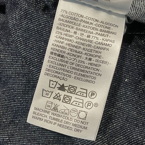 ~ LEVI'S RED Very Oversized Sm Button-Up Shirt Denim Unisex Positively Superior - Picture 12 of 14